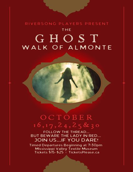 The Ghost Walk of Almonte — Oct. 16, 17, 24, 25, & 30